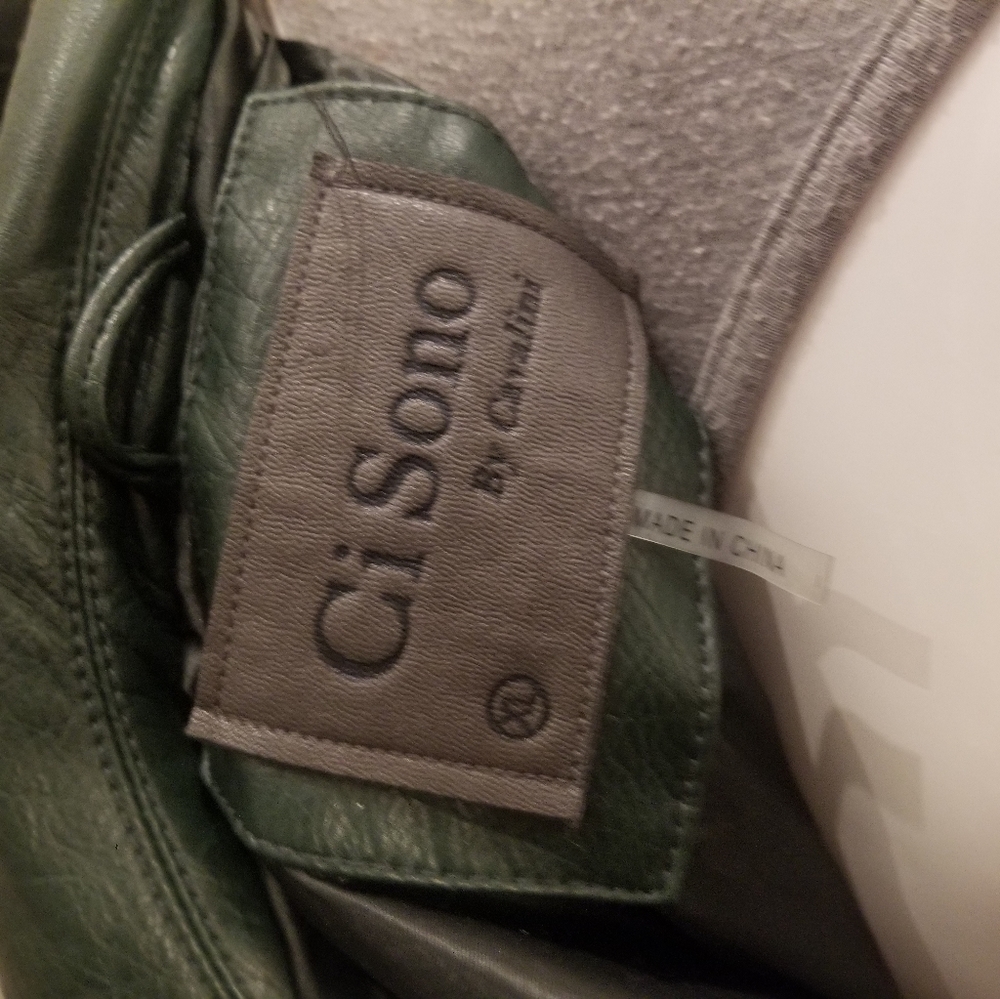 Ci Sono Leather Jacket. View 4